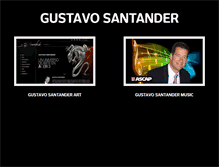 Tablet Screenshot of gustavosantander.com